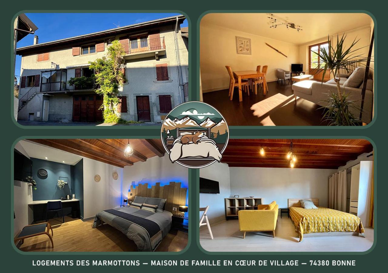 Logements Des Marmottons - Coeur De Village A Bonne-sur-Ménoge Eksteriør billede